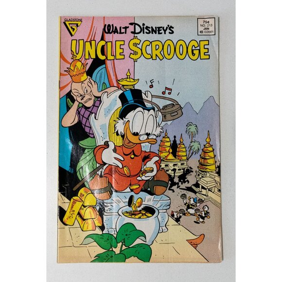 Walt Disneys Uncle Scrooge Comic No. 213 January 1987 Gladstone - Picture 2 of 13